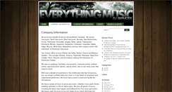 Desktop Screenshot of everythingmusic.ca