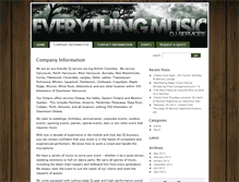 Tablet Screenshot of everythingmusic.ca